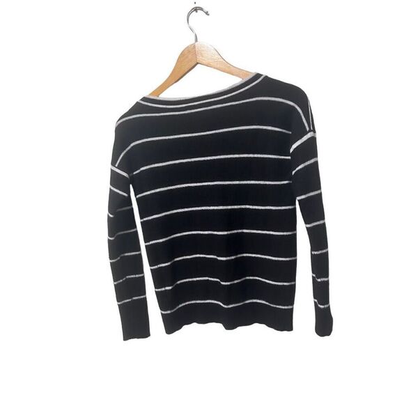 Banana Republic x Filpucci Black striped Wool Cashmere Blend Sweater Size XS - Picture 4 of 9